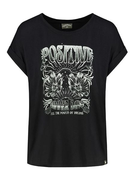 Eight2Nine Koszulka w kolorze czarnym rozmiar: XS. Czarne bluzki damskie Eight2Nine, xs, bez wzorów, bez kołnierzyka, bez ramiączek. Za 43.99 zł.