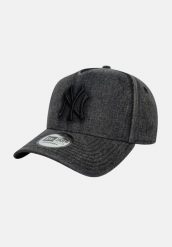 Czapka New Era 60771822 unisex. Czarne czapki męskie New Era, bez wzorów, z materiału. Za 153.20 zł.