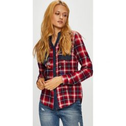 Desigual - Koszula. Czerwone koszule damskie Desigual, s, bez wzorów, z bawełny, casualowe, bez kołnierzyka, bez ramiączek. W wyprzedaży za 249.90 zł.