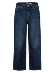 Sublevel Dżinsy - Comfort fit - w kolorze granatowym rozmiar: M. Niebieskie jeansy damskie Sublevel, z podwyższonym stanem. Za 149.31 zł.