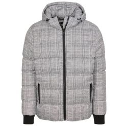 Parka Urban Classic hooded Check. Białe parki męskie Urban Classics, na zimę, m, bez wzorów. Za 422.00 zł.