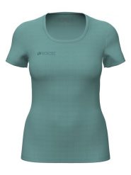 ROCK EXPERIENCE Koszulka funkcyjna "Corp" w kolorze morskim rozmiar: XS. Zielone bluzki sportowe damskie ROCK EXPERIENCE, xs, z materiału, bez kołnierzyka, bez ramiączek. Za 60.99 zł.