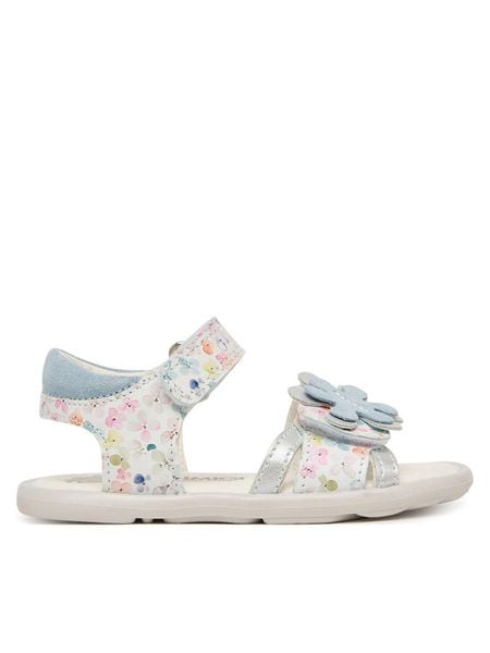 Primigi Sandały 1416833 M Biały. Białe sandały dziewczęce Primigi, ze skóry, bez zapięcia. Za 259.99 zł.