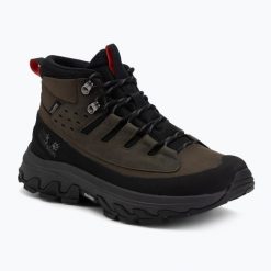 Buty turystyczne męskie Jack Wolfskin Apex Hike Texapore Mid. Zielone buty trekkingowe męskie Jack Wolfskin, z gumy, bez zapięcia, trekkingowe. Za 669.99 zł.