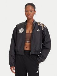 Adidas Kurtka bomber X Farm Rio KR0282 Czarny Regular Fit. Czarne kurtki damskie Adidas, s, bez wzorów, z syntetyku, bez kaptura. Za 529.99 zł.