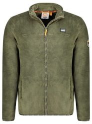Geographical Norway Kurtka polarowa "Timple" w kolorze khaki rozmiar: XXL. Brązowe kurtki męskie Geographical Norway, xxl, bez wzorów, z polaru, bez kaptura. Za 121.80 zł.