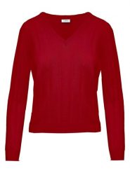 Malo Optimum Sweter w kolorze czerwonym rozmiar: XL. Czerwone swetry klasyczne damskie Malo Optimum, xl, z kaszmiru, bez kołnierzyka. Za 260.99 zł.