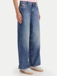 Guess Jeans Jeansy W5YA0Y D6333 Niebieski Wide Leg. Niebieskie jeansy damskie Guess Jeans. Za 419.99 zł.
