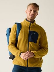 Regatta Kurtka polarowa "Frankie" w kolorze żółtym rozmiar: M. Żółte kurtki męskie Regatta, m, bez wzorów, z polaru, bez kaptura. Za 110.55 zł.