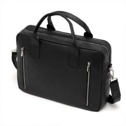 Torba na Laptopa Męska Brødrene B02 Czarna. Czarne torby na laptopa damskie bez wzorów. Za 299.00 zł.