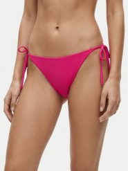 Guess Dół od bikini E6GO27 KF442 Różowy. Czerwone bikini damskie Guess, z aplikacjami. Za 149.99 zł.