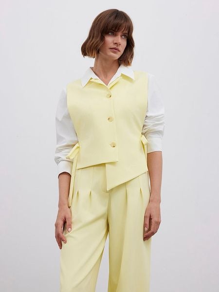 BGN Kamizelka w kolorze żółtym rozmiar: 38. Żółte kamizelki damskie BGN. Za 86.99 zł.