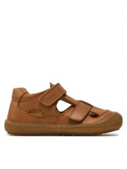 Froddo Sandały Ollie Sandal G2150186-2 S Brązowy. Brązowe sandały chłopięce Froddo, ze skóry, bez zapięcia. Za 199.99 zł.