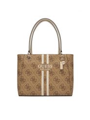 Guess Torebka HWOS96 72250 Beżowy. Brązowe torebki klasyczne damskie Guess, z aplikacjami, ze skóry, bez dodatków. Za 479.99 zł.
