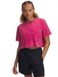 Under Armour Koszulka w kolorze różowym rozmiar: S. Różowe bluzki damskie Under Armour, s, bez wzorów, bez kołnierzyka, bez ramiączek. Za 79.99 zł.