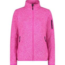 Bluza polarowa damska CMP Haze Jacket Knitted. Czerwone bluzy z kapturem damskie CMP, z materiału. Za 287.75 zł.