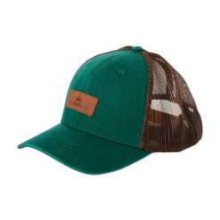 Czapka z daszkiem męska Quiksilver Down The Hatch. Zielone czapki męskie Quiksilver, na lato, bez wzorów, z bawełny, sportowe. Za 145.50 zł.