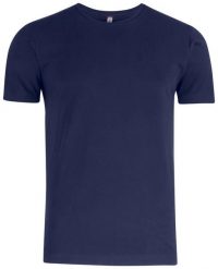 Clique Premium Fashion-T męski T-shirt z 100% bawełny. Niebieskie t-shirty męskie CLIQUE, m, bez wzorów, z bawełny, bez kołnierzyka. Za 101.05 zł.