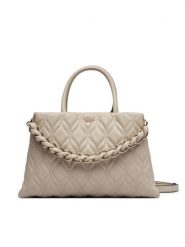 Guess Torebka Maxine HWQG97 33060 Beżowy. Brązowe torebki klasyczne damskie Guess, z aplikacjami, ze skóry, bez dodatków. Za 674.99 zł.