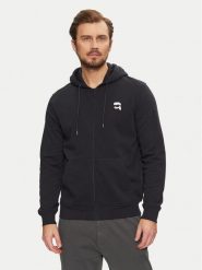 KARL LAGERFELD Bluza 705074 551900 Czarny Regular Fit. Czarne bluzy bez kaptura męskie Karl Lagerfeld, l, z bawełny. Za 999.99 zł.