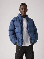 Levi's Kurtka pikowana "Piedmont" w kolorze niebieskim rozmiar: L. Niebieskie kurtki męskie Levi's, l, bez wzorów, bez kaptura. Za 279.31 zł.