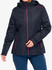 Kurtka 3w1 damska CMP Page Jacket Zip Hood Detachble Inn.Jacket. Czerwone kurtki damskie CMP, m, bez wzorów, z dzianiny, bez kaptura. Za 390.49 zł.