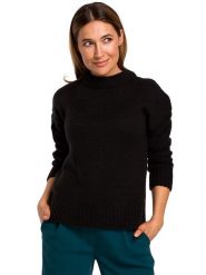 Stylove Sweter w kolorze czarnym rozmiar: S/M. Czarne golfy damskie Stylove, m, bez wzorów, bez ramiączek. Za 69.94 zł.