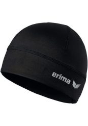 Czapka wydajnościowa Erima. Czarne czapki męskie Erima, na zimę, bez wzorów, z materiału. Za 83.99 zł.