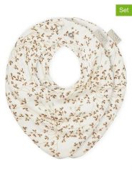 Cam Cam Copenhagen Chusty trójkątne (2 szt.) w kolorze beżowym rozmiar: onesize. Brązowe chusty i apaszki dziecięce Cam Cam Copenhagen, z bawełny. Za 43.99 zł.