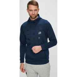 Under Armour - Bluza. Niebieskie bluzy z kapturem męskie Under Armour, m, z dzianiny. W wyprzedaży za 229.90 zł.