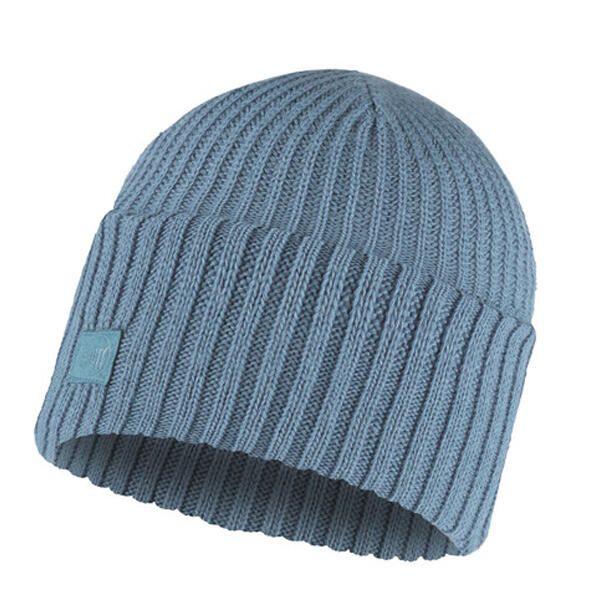 Czapka zimowa Knitted Rutger. Niebieskie czapki męskie Buff. Za 75.99 zł.