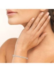 L'atelier précieux Srebrna bransoletka rozmiar: onesize. Szare bransoletki damskie L'Atélier Précieux, srebrne. Za 203.93 zł.