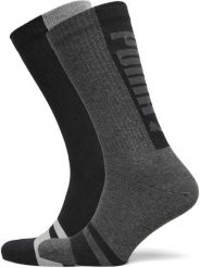 Skarpety Męskie Puma Seasonal Logo Socks Czarne 39-42. Czarne skarpetki męskie Puma, bez wzorów, z bawełny. Za 110.99 zł.