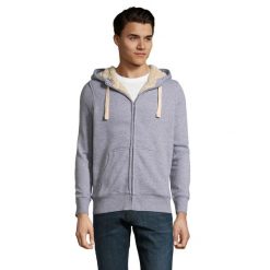 Kurtka Dla Dorosłych Unisex Sherpa Zapinana Na Zamek Błyskawiczny. Szare kurtki damskie SOL'S, m, bez wzorów, sportowe, bez kaptura. Za 263.99 zł.