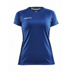 Koszulka treningowa damska Craft Evolve. Niebieskie t-shirty damskie Craft, l, bez wzorów, z materiału, bez kołnierzyka. Za 176.00 zł.