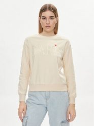 JDY Bluza Paris 15221015 Biały Regular Fit. Białe bluzy bez kaptura damskie JDY, l, z syntetyku. Za 129.99 zł.