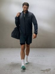 4F Bluza treningowa regular bez kaptura męska - szara M. Szare bluzy bez kaptura męskie 4f, m. Za 199.99 zł.