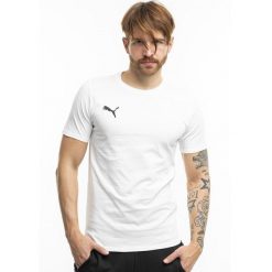 Koszulka sportowa męska Puma Team Goal. Niebieskie t-shirty sportowe męskie Puma, m, z bawełny, bez ramiączek. Za 75.00 zł.