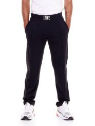 Sportowe spodnie męskie. Czarne spodnie sportowe męskie LEONE 1947 APPAREL, z dresówki. Za 84.16 zł.