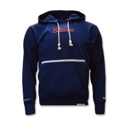Bluza sportowa męska Nike Standard Issue Hoodie College Navy Pale Ivory. Brązowe bluzy sportowe męskie Nike, bez wzorów, casualowe, bez kołnierzyka, bez ramiączek. Za 425.00 zł.