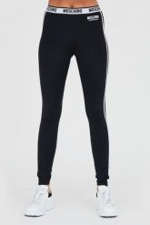MOSCHINO Czarne damskie legginsy, Rozmiar S. Czarne legginsy damskie MOSCHINO, s, bez wzorów. W wyprzedaży za 386.99 zł.