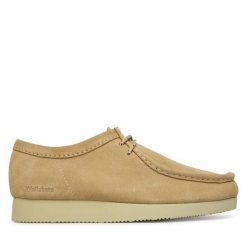 Półbuty Clarks. Brązowe półbuty męskie Clarks, bez zapięcia. Za 429.99 zł.
