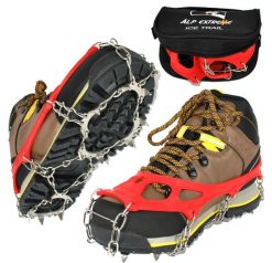 Raczki turystyczne Alp Extreme Ice Trail. Czerwone obuwie trekkingowe damskie ALP EXTREME, na zimę. Za 129.90 zł.