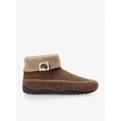 Kapcie Gumbies Thredbo Boots. Brązowe kapcie damskie Gumbies. Za 172.99 zł.