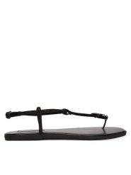 KARL LAGERFELD Sandały Olympia II KL87416 Czarny. Czarne sandały damskie Karl Lagerfeld, bez wzorów, z syntetyku, bez obcasa, na płaskiej podeszwie. Za 526.99 zł.