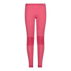 Damskie legginsy CMP. Czerwone legginsy damskie CMP, l, bez wzorów, z materiału. Za 109.99 zł.