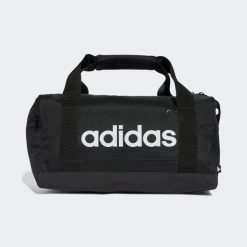 Torba sportowa Linear Duffel 12,5 l. Torby podróżne damskie Adidas, bez wzorów, z materiału. Za 99.99 zł.