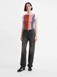 Levi's Dżinsy "501 '90S" - Comfort fit - w kolorze antracytowym rozmiar: W33/L30. Czarne jeansy damskie Levi's, z podwyższonym stanem. Za 162.49 zł.