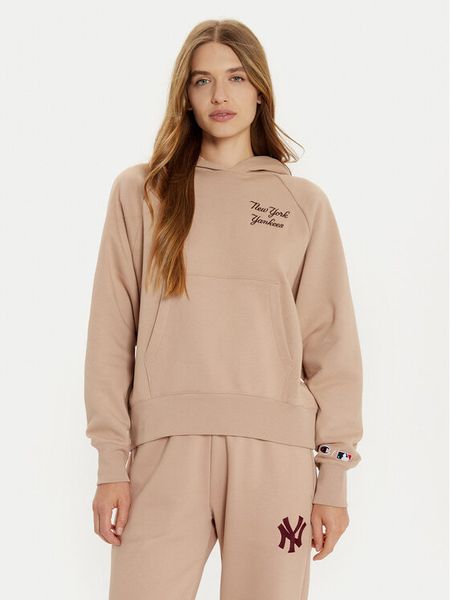 Champion Bluza 117506 Beżowy Regular Fit. Brązowe bluzy bez kaptura damskie CHAMPION, s, z bawełny. Za 219.99 zł.