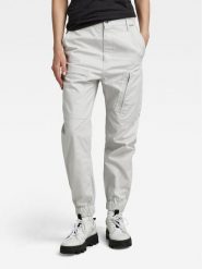 G-Star Raw Spodnie materiałowe D22884-D387-D607 Écru Boyfriend Fit. Spodnie materiałowe damskie G-Star Raw, bez wzorów, z bawełny, retro. Za 399.99 zł.